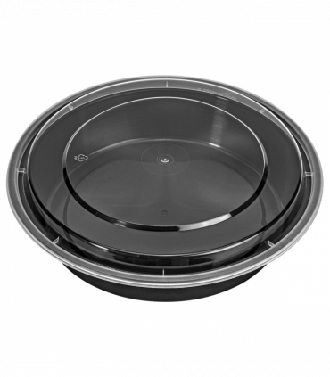 VINSANI 20pk ROUND 1 COMPARTMENT MEAL PREP CONTAINERS 1010493