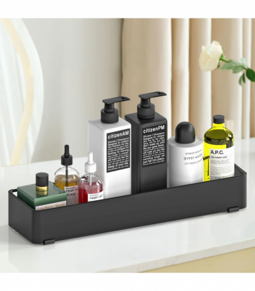 VINSANI 2pc BLACK SHOWER CADDY 1010503