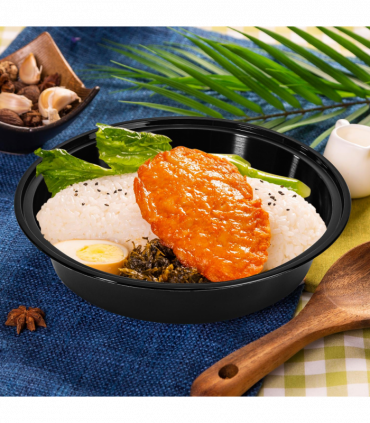 VINSANI 30pk ROUND 1 COMPARTMENT MEAL PREP CONTAINERS 1010494