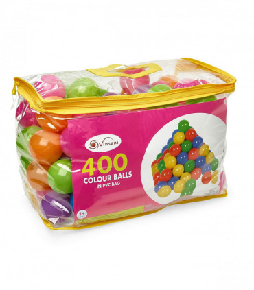 VINSANI 400 COLOUR BALLS IN PVC BAG 0009531