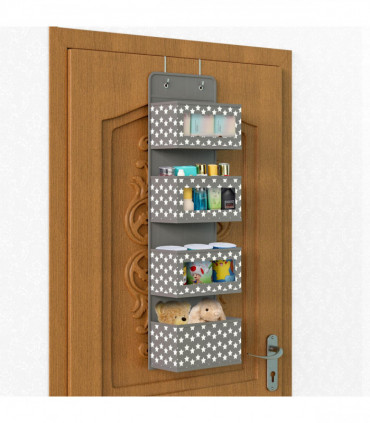 VINSANI 4TIER DGREY HANGING ORGANISER 1010281