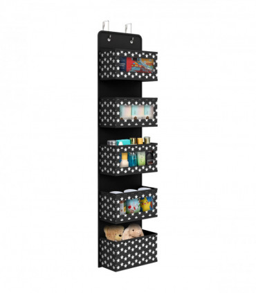 VINSANI 5TIER BLACK HANGING ORGANISER 1010282