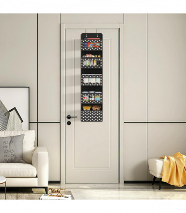 VINSANI 5TIER BLACK HANGING ORGANISER 1010282