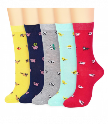 VINSANI ANIMAL SOCKS 5pk 1010419