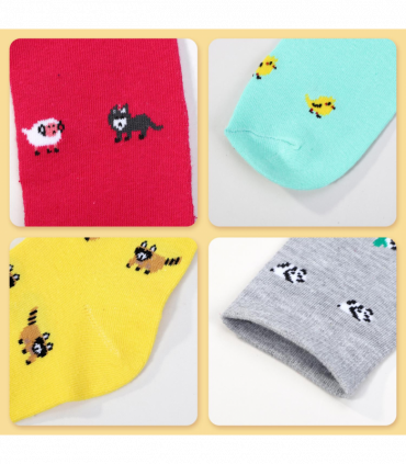 VINSANI ANIMAL SOCKS 5pk 1010419