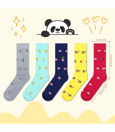 VINSANI ANIMAL SOCKS 5pk 1010419
