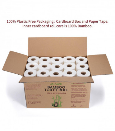 VINSANI BAMBOO TOILET ROLL 45