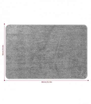 VINSANI BATH MAT 50X80cm L.GREY 1010159