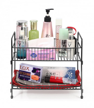 VINSANI BLACK FREE STANDING SPICE RACK 0000188