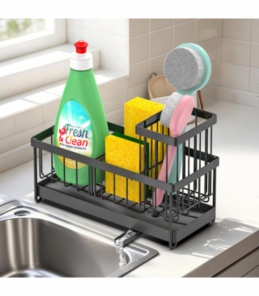 VINSANI BLACK SINK SPONGE HOLDER 1010500