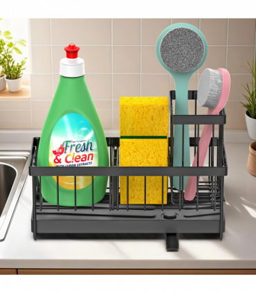 VINSANI BLACK SINK SPONGE HOLDER 1010500