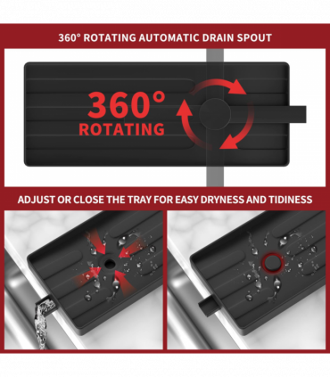 VINSANI BLACK SINK SPONGE HOLDER 1010500