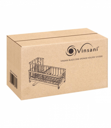 VINSANI BLACK SINK SPONGE HOLDER 1010500