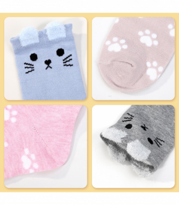 VINSANI CAT SOCKS 5pk 1010412