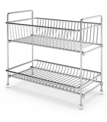 VINSANI CHROME FREE STANDING SPICE RACK 0000187