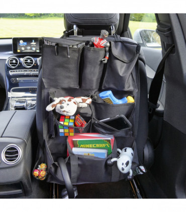 VINSANI DELUXE BACK SEAT ORG BLACK DELBASEAT