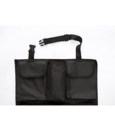 VINSANI DELUXE BACK SEAT ORG BLACK DELBASEAT