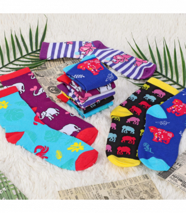 VINSANI ELEPHANT SOCKS 5pk 1010413