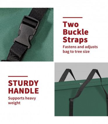 VINSANI GREEN DELUXE XMAS TREE STORAGE BAG 0000500