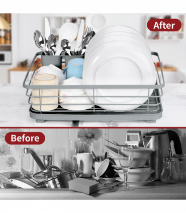 VINSANI GREY DISH RACK 1010435