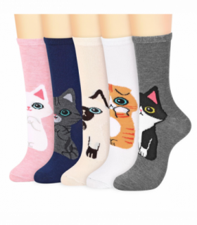 VINSANI KITTY SOCKS 5pk 1010418