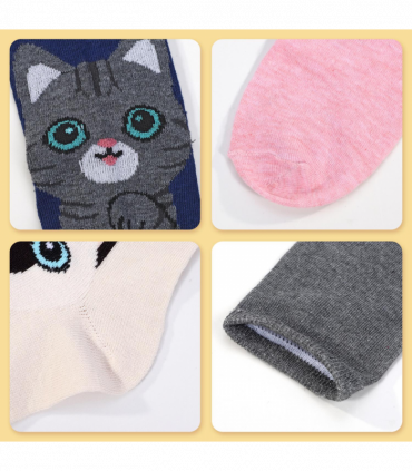 VINSANI KITTY SOCKS 5pk 1010418