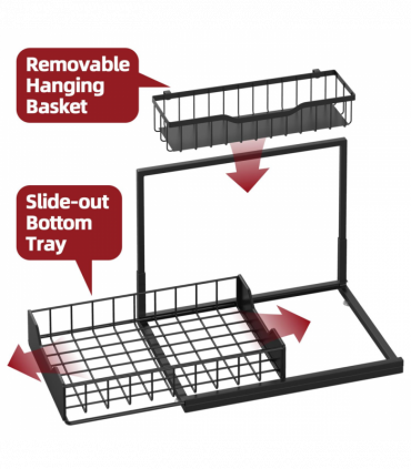 VINSANI METAL UNDER SINK STORAGE 1010498