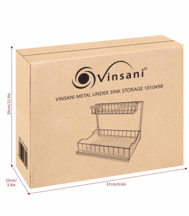 VINSANI METAL UNDER SINK STORAGE 1010498
