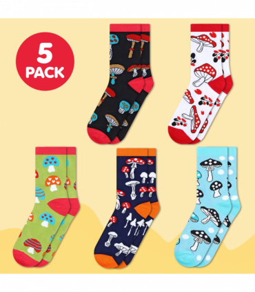 VINSANI MUSHROOMS SOCKS 5pk 1010416