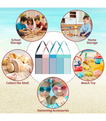 VINSANI SET OF 4 BEACH BAGS 0008500