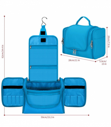 VINSANI TOILETRY BAG BLUE 1010182