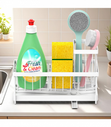 VINSANI WHITE SINK SPONGE HOLDER 1010499