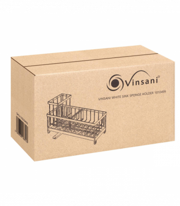 VINSANI WHITE SINK SPONGE HOLDER 1010499