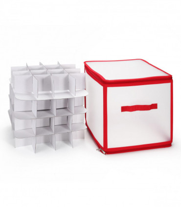 VINSANI XMAS 64 BAUBLE DECORATIONS BOX 0008940