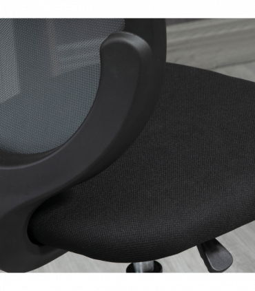 Vinsetto Draughtsman Chair, Tall Office Chair with Lumbar Support, Grey