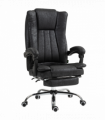 Vinsetto Executive Office Chair Computer Desk Chair for Home w/ Footrest, Black