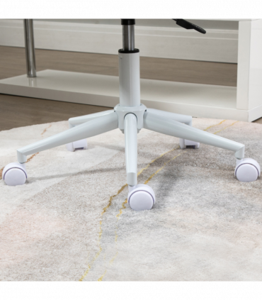 Vinsetto Fluffy Unicorn Office Chair w/ Swivel Wheel, Cute Desk Chair, Rainbow