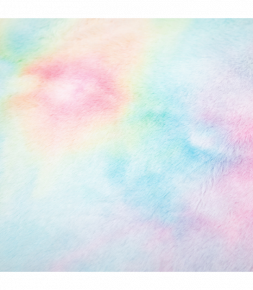 Vinsetto Fluffy Unicorn Office Chair w/ Swivel Wheel, Cute Desk Chair, Rainbow