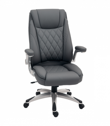 Vinsetto High Back Executive Office Chair Home Swivel Dark Grey