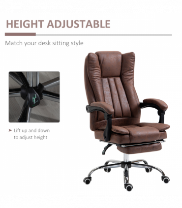 Vinsetto High Back Office Chair with Vibration Massage and Heat