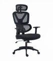 Vinsetto Mesh Office Chair Swivel Desk Chair w/ Adjustable Height Headrest Black