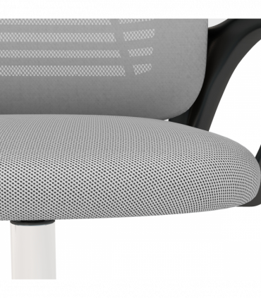 Vinsetto Mesh Office Chair, Computer Chair with Rotatable Headrest, Grey