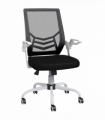 Vinsetto Mesh Swivel Office Chair Task Computer Chair w/ Lumbar Support, Black