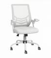 Vinsetto Mesh Swivel Office Chair Task Computer Chair w/ Lumbar Support, White