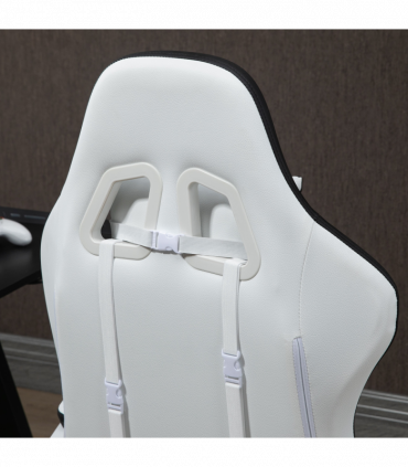 Vinsetto Racing Style Gaming Chair with Reclining Function Footrest, Black