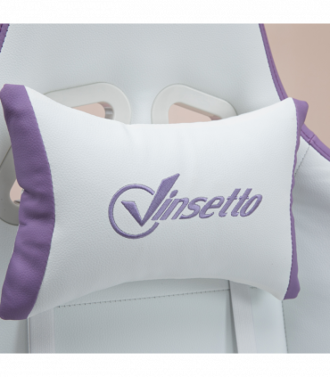 Vinsetto Racing Style Gaming Chair with Reclining Function Footrest, Purple