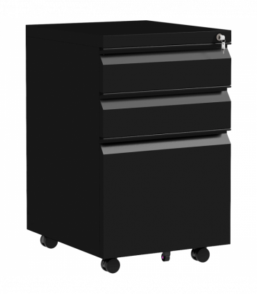 Vinsetto Steel File Cabinet with Lock and Hanging Bar for Letter A4 Legal Size