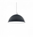Vintage Black Inner White Industrial Easy Fit Dome Shaped Lamp Shade, Pendant, Wall Light Metal E27 Light Fitting 60W