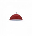 Vintage Burgandy Industrial Easy Fit Dome Shaped Lamp Shade Ceiling, Pendant, Wall Light Metal E27 Light Fitting 60W