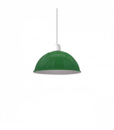 Vintage Green Industrial Easy Fit Dome Shaped Lamp Shade Ceiling, Pendant, Wall Light Metal E27 Light Fitting 60W